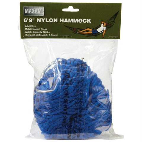 Maxam 69" Nylon Netting Hammock