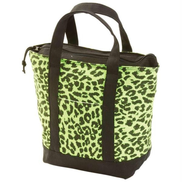 Extreme Pak Neon Green Leopard Print Lunch-cooler Bag