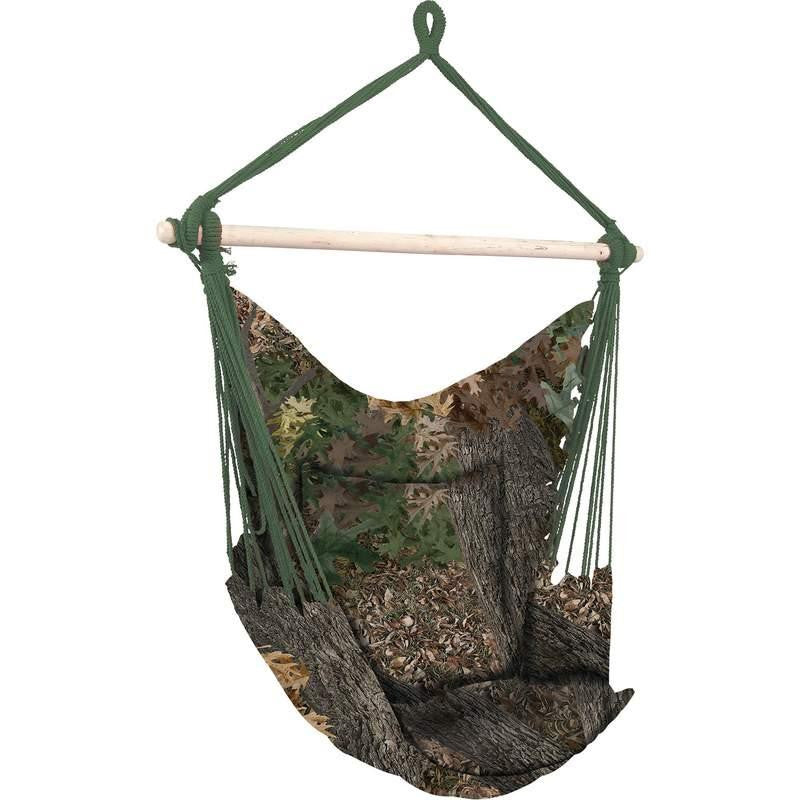 Club Fun Camouflage Hanging Rope Chair- Camo Fabric