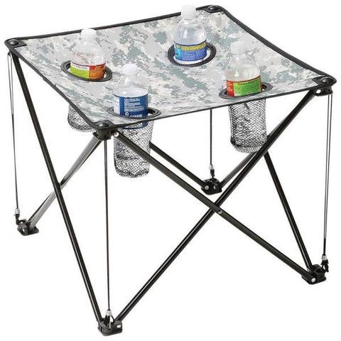 Maxam Digital Camo Small Camp Table